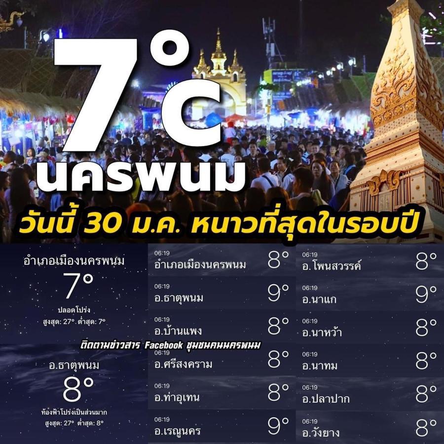 Happy Space วิลล่าทั้งหลัง 2นอน 2น้ำ ฟรี Wifi จอดรถ Nakhon Phanom Exteriér fotografie
